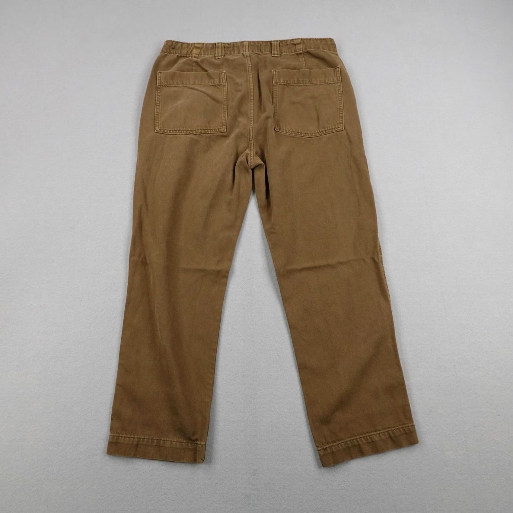 Abercrombie & Fitch Abercrombie & Fitch Pants Mens 34 Brown Chino Jogger 90s Loose Baggy Y2K Size US 34 / EU 50 - 4 Thumbnail
