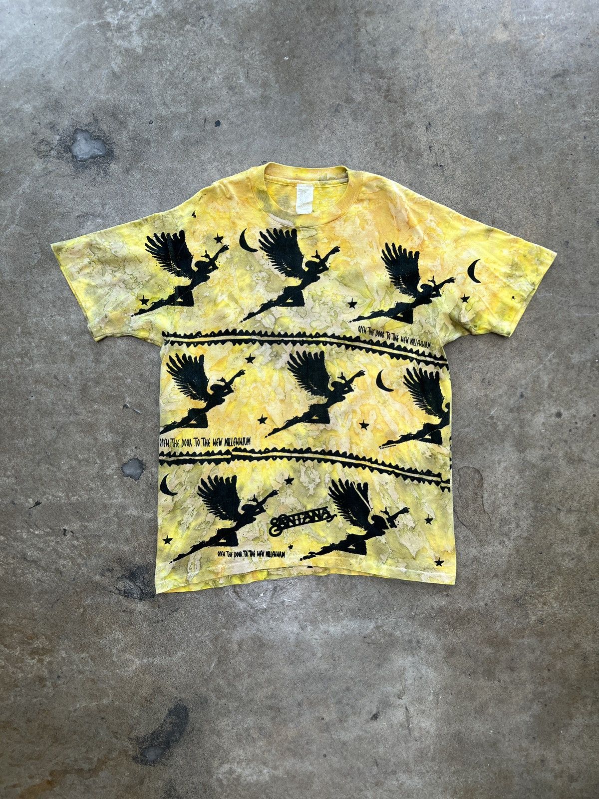 Band Tees Vintage AOP 1995 Carlos Santana New Millennium Tee Large Size US L / EU 52-54 / 3 - 2 Thumbnail