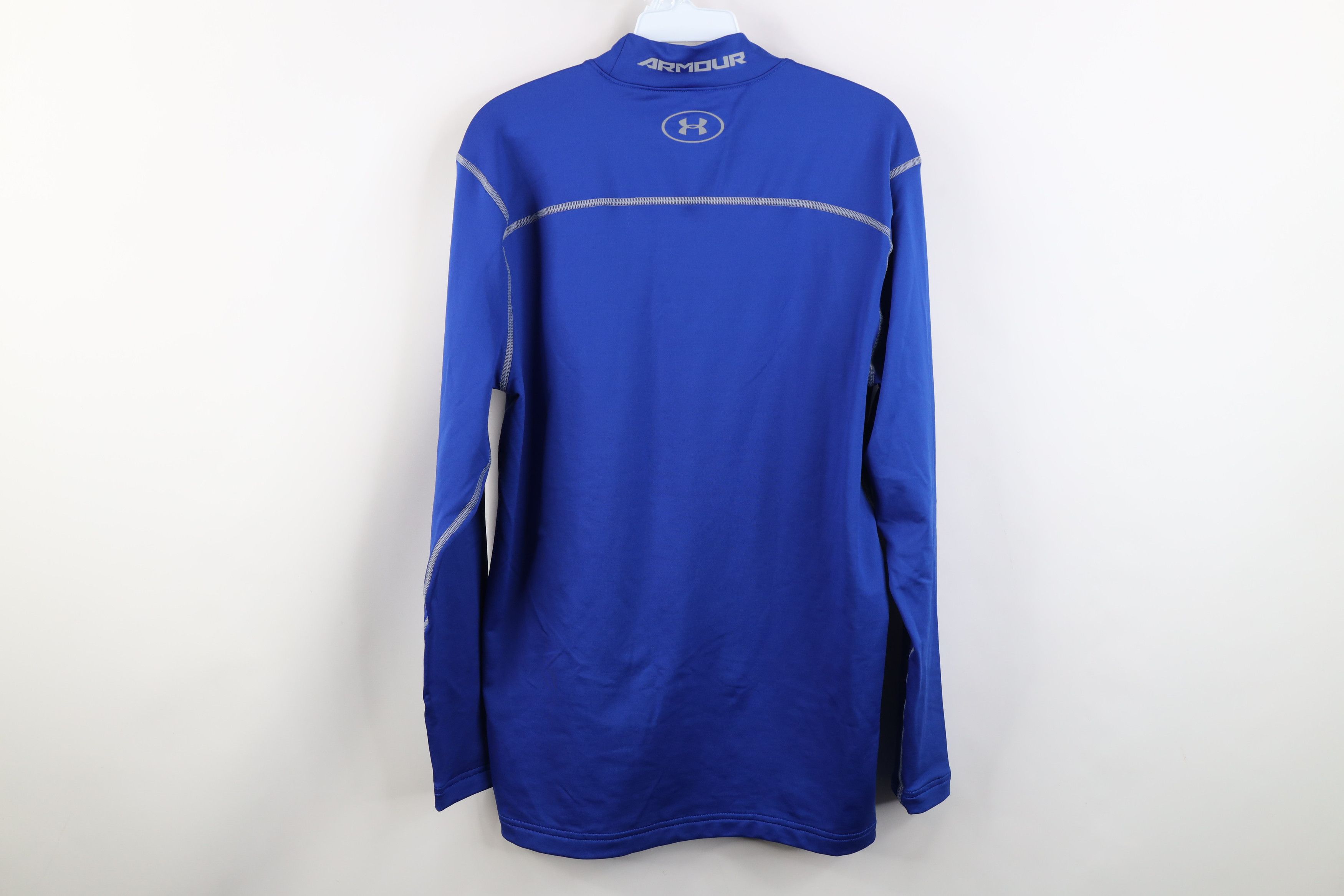 Under Armour Under Armour Compression Mock Neck Long Sleeve T-Shirt Blue Size US XL / EU 56 / 4 - 11 Thumbnail