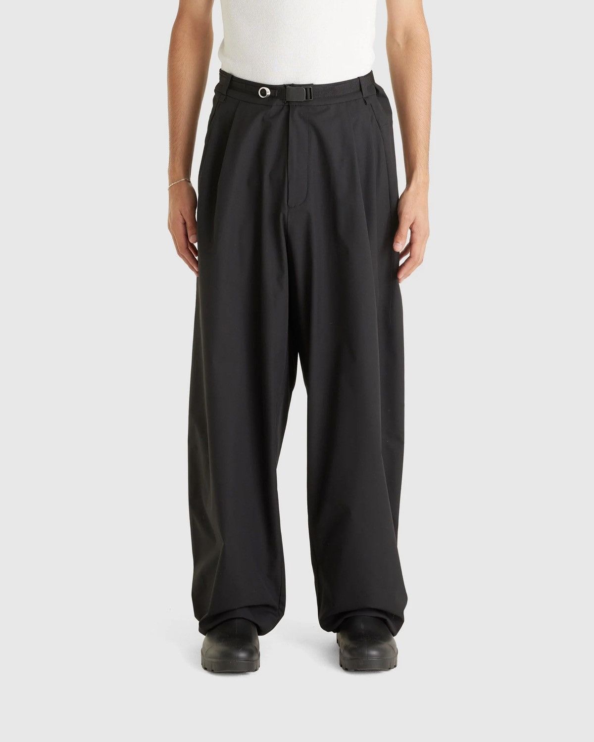 Belted Baggy Tech Trouser Pant