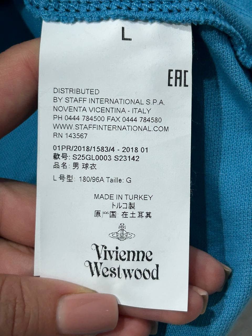 Vivienne Westwood Vivienne Westwood Polo Shirt Long Sleeve Logo Orb Size US L / EU 52-54 / 3 - 13 Thumbnail