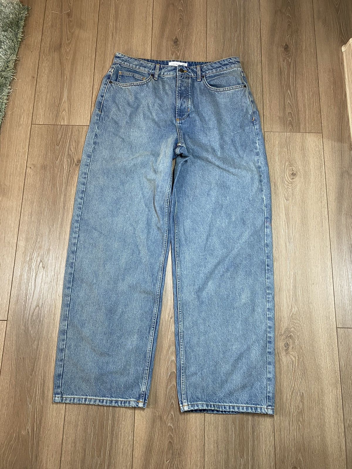If Six Was Nine hidden season inside out baggy denim Size US 34 / EU 50 - 2 Thumbnail