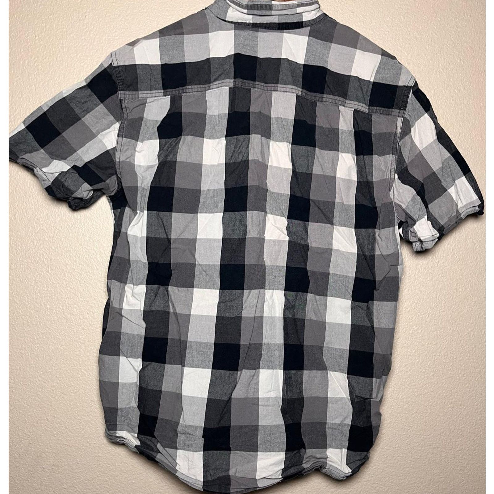 Carhartt ⚫ Carhartt 🪵 Buffalo Plaid Short-Sleeve Button-Up – L Size US L / EU 52-54 / 3 - 2 Thumbnail