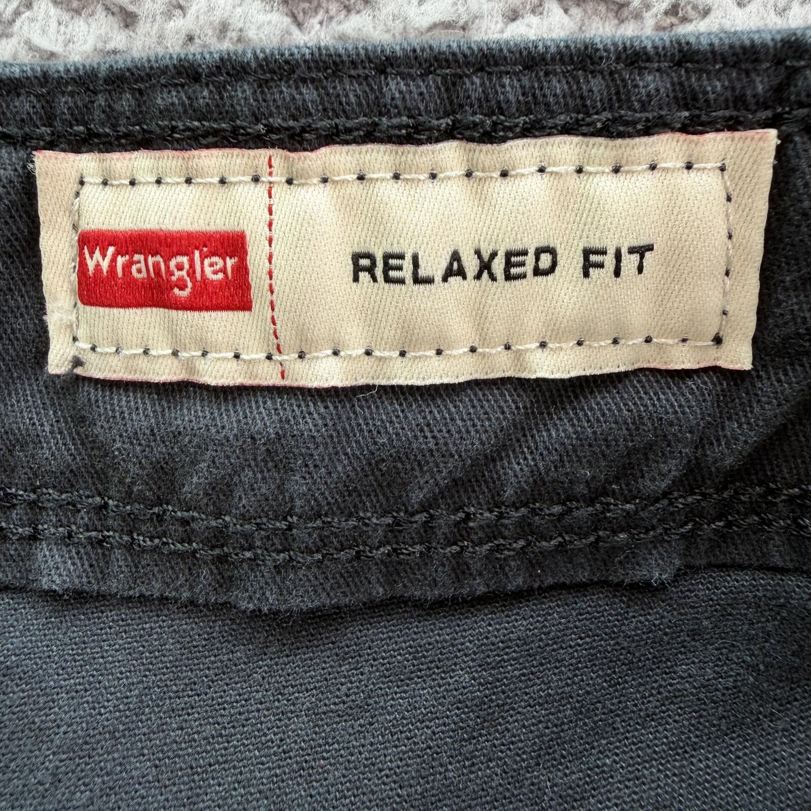 Wrangler Wrangler Relaxed Fit Black Cargo Pants Carpenter Pants 34x30 Size US 34 / EU 50 - 5 Thumbnail