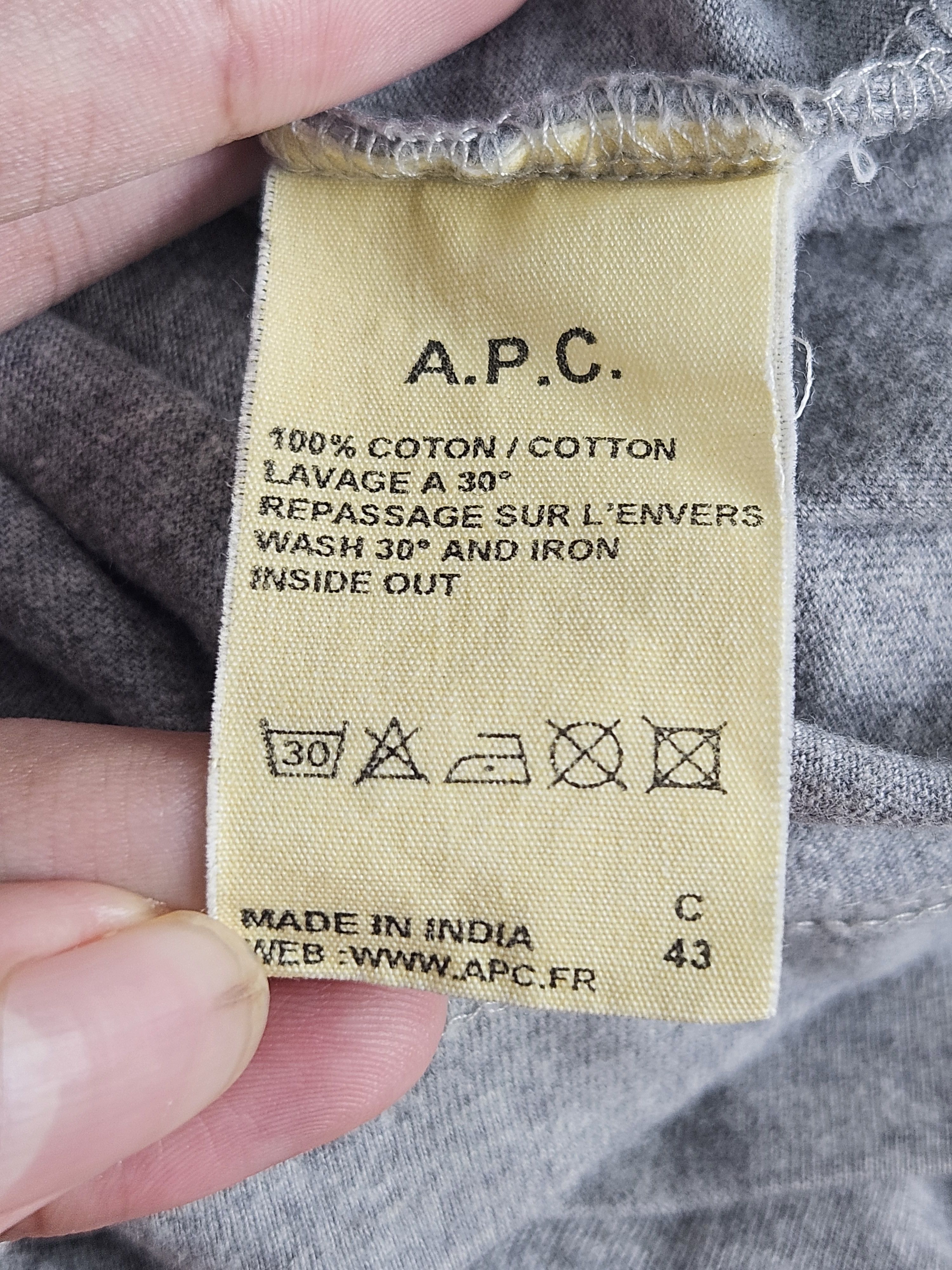 A.P.C. APC lion shirt Size US XS / EU 42 / 0 - 5 Thumbnail