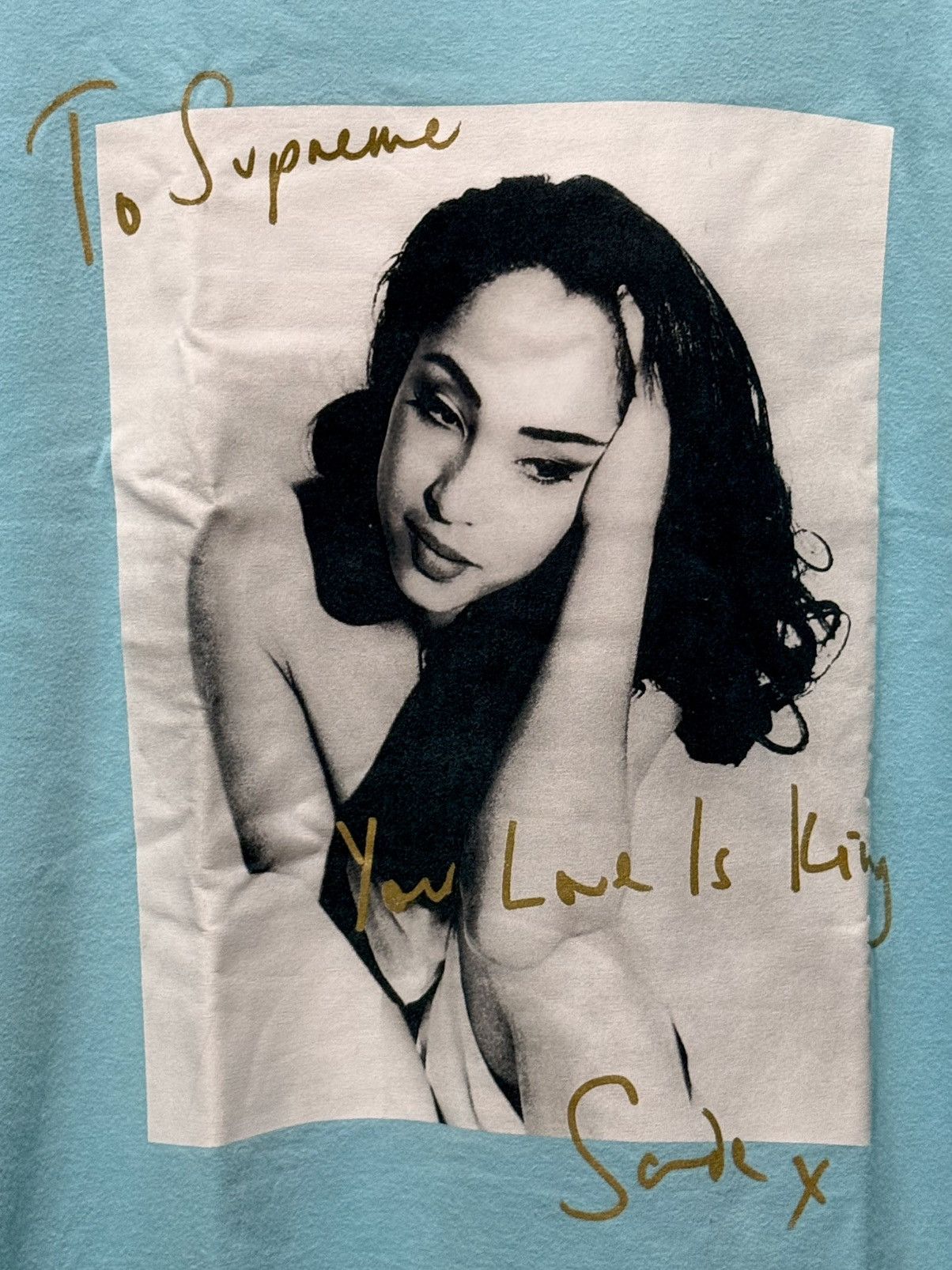 Supreme Supreme Sade Photo Tee Aqua Size US L / EU 52-54 / 3 - 2 Thumbnail