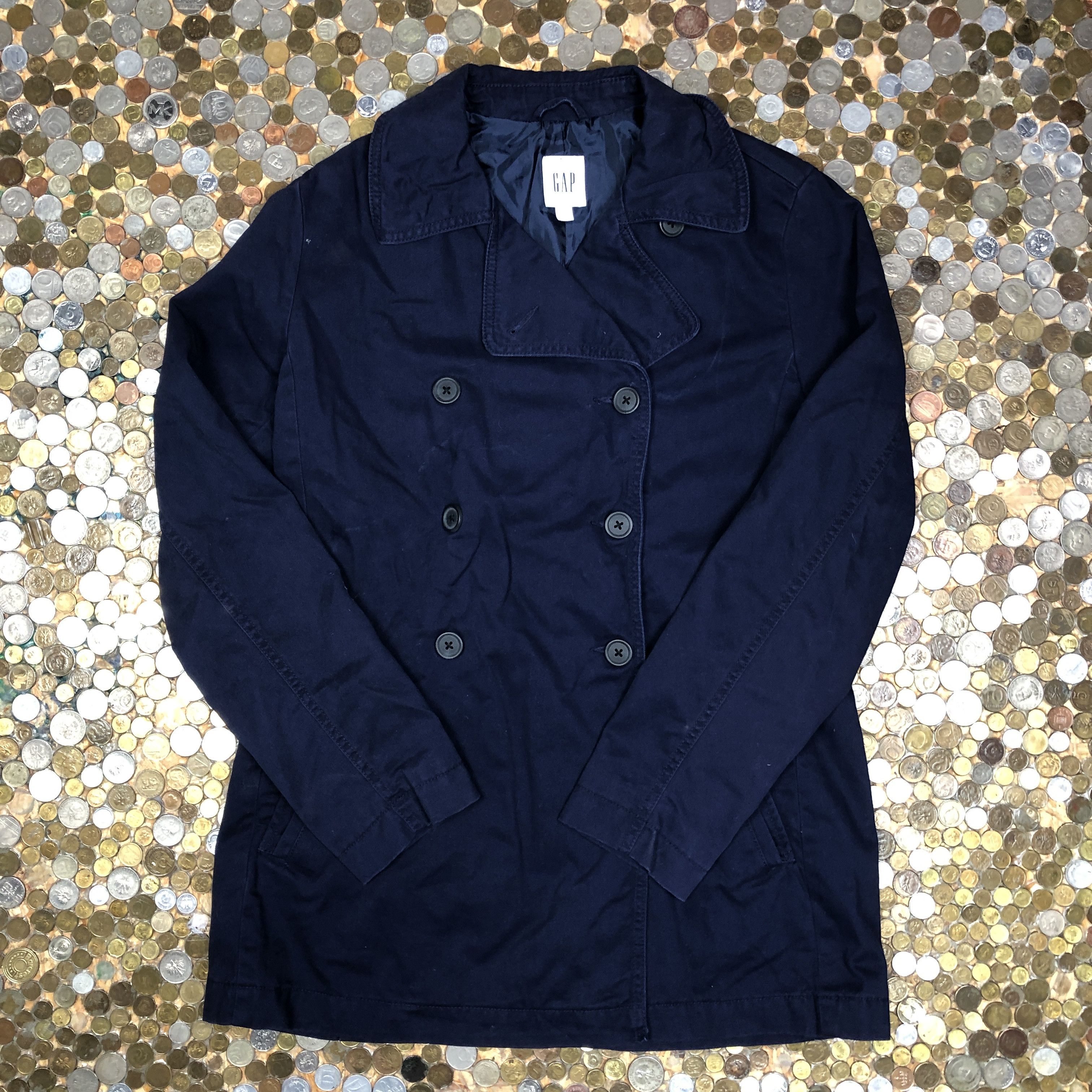 Gap GAP vintage classic buttons up light coat 90's vibe Size US S / EU 44-46 / 1 - 1 Thumbnail