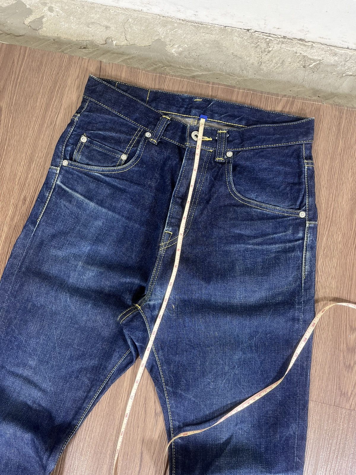 Comme des Garcons AD2010 Comme des Garçons Homme Indigo Denim Size US 29 - 17 Thumbnail
