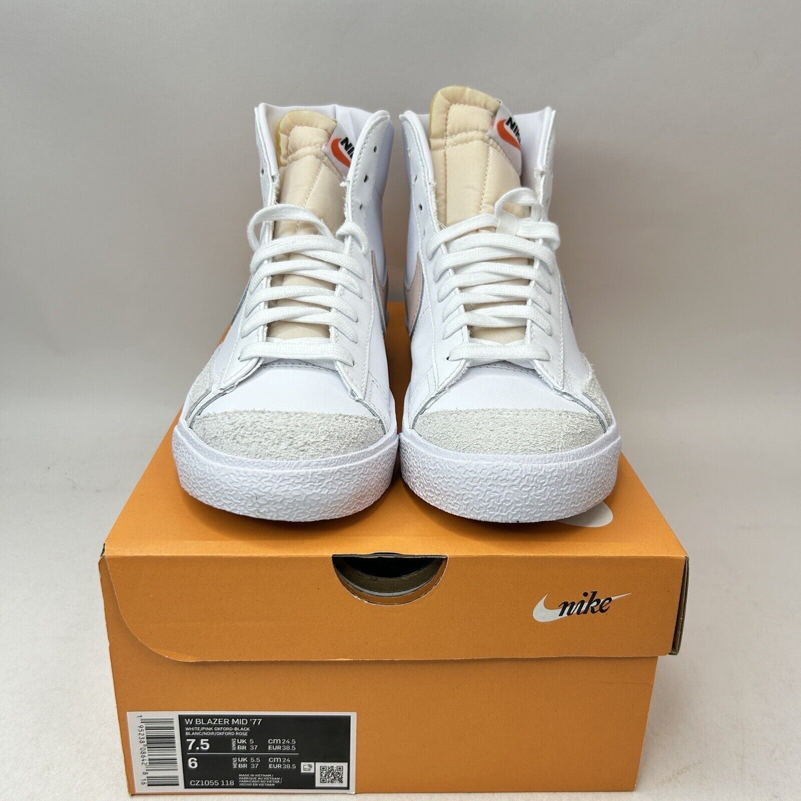 Nike Nike Blazer Mid 77 Vintage WMNS “Pink Oxford” 2024 Size US 7.5 / IT 37.5 - 2 Thumbnail