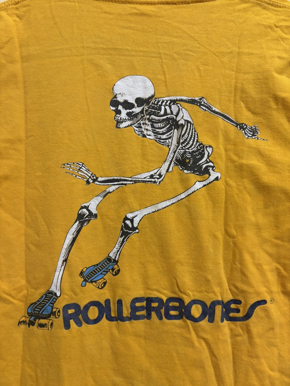 Powell Peralta Vintage 80s Powell Peralta Rollerbones Skateboard T-Shirt Size US M / EU 48-50 / 2 - 5 Thumbnail