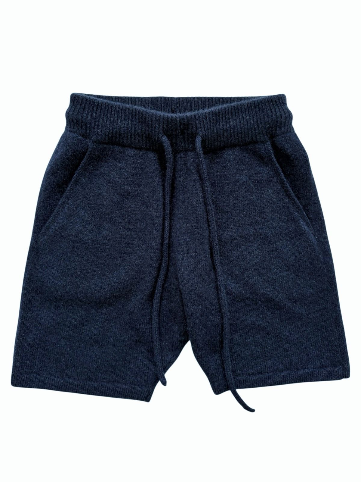 The Elder Statesman XS Navy Cashmere Relaxed Shorts Size US 30 / EU 46 - 1 Thumbnail