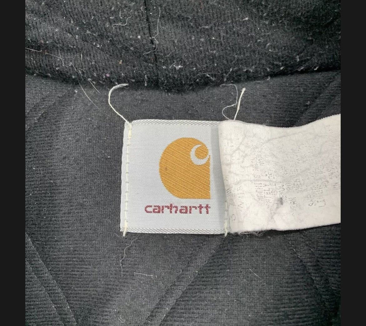 Carhartt VTG Carhartt JQ1032 TEAL XL Hooded Jacket Union Quilt Lined Size US XL / EU 56 / 4 - 9 Thumbnail