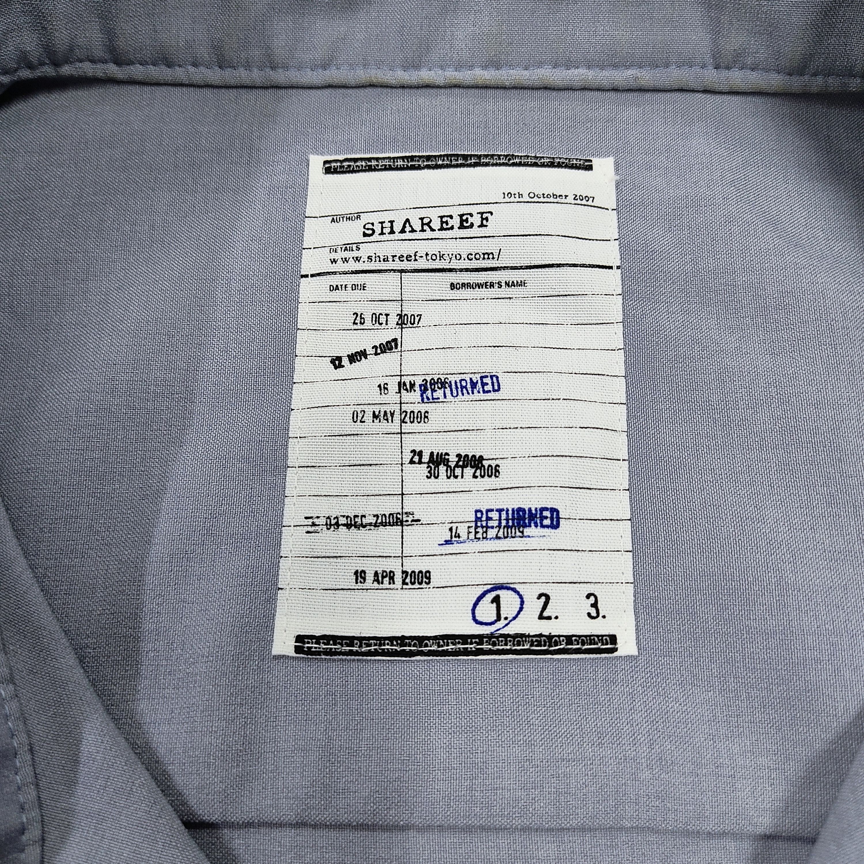 SHAREEF SHAREEF Switching Short Sleeve Shirts Size US L / EU 52-54 / 3 - 6 Thumbnail