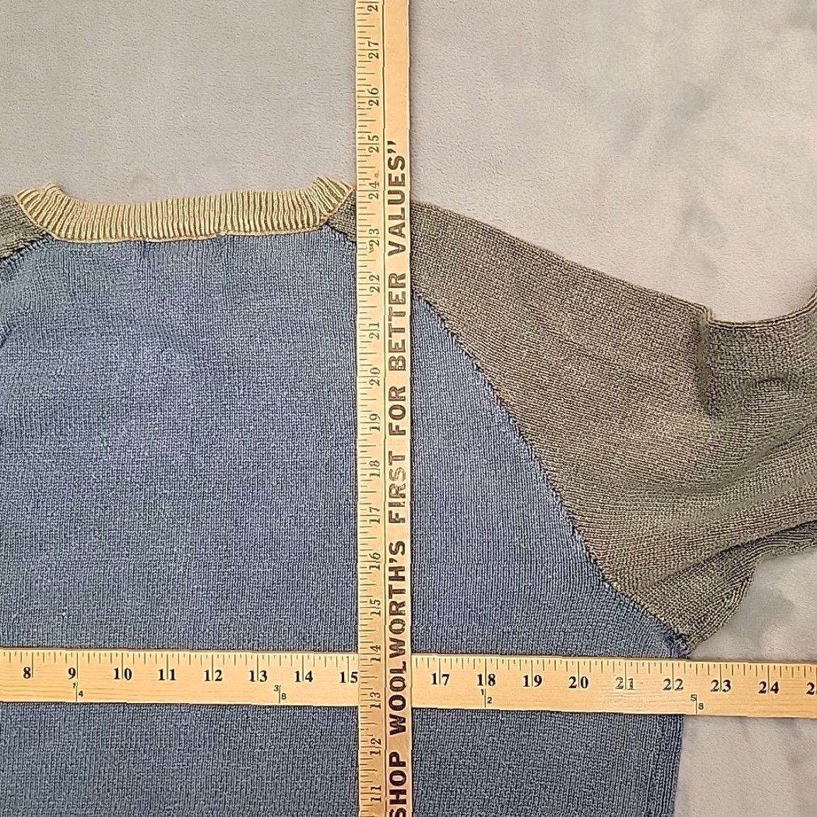 The Territory Ahead Territory Ahead Sweater Men M Blue Pullover Raglan Crewneck Colorblock Size US M / EU 48-50 / 2 - 5 Thumbnail