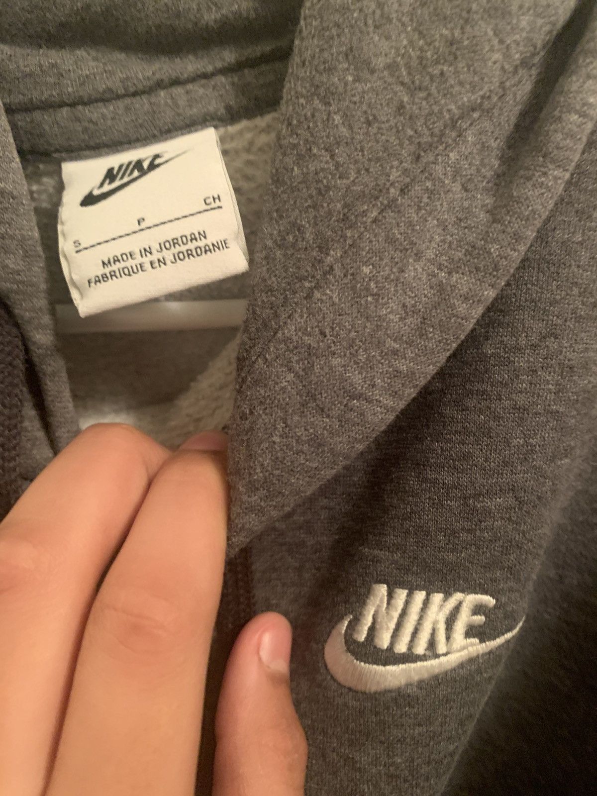 Nike Gray Nike hoodie Size US S / EU 44-46 / 1 - 4 Thumbnail