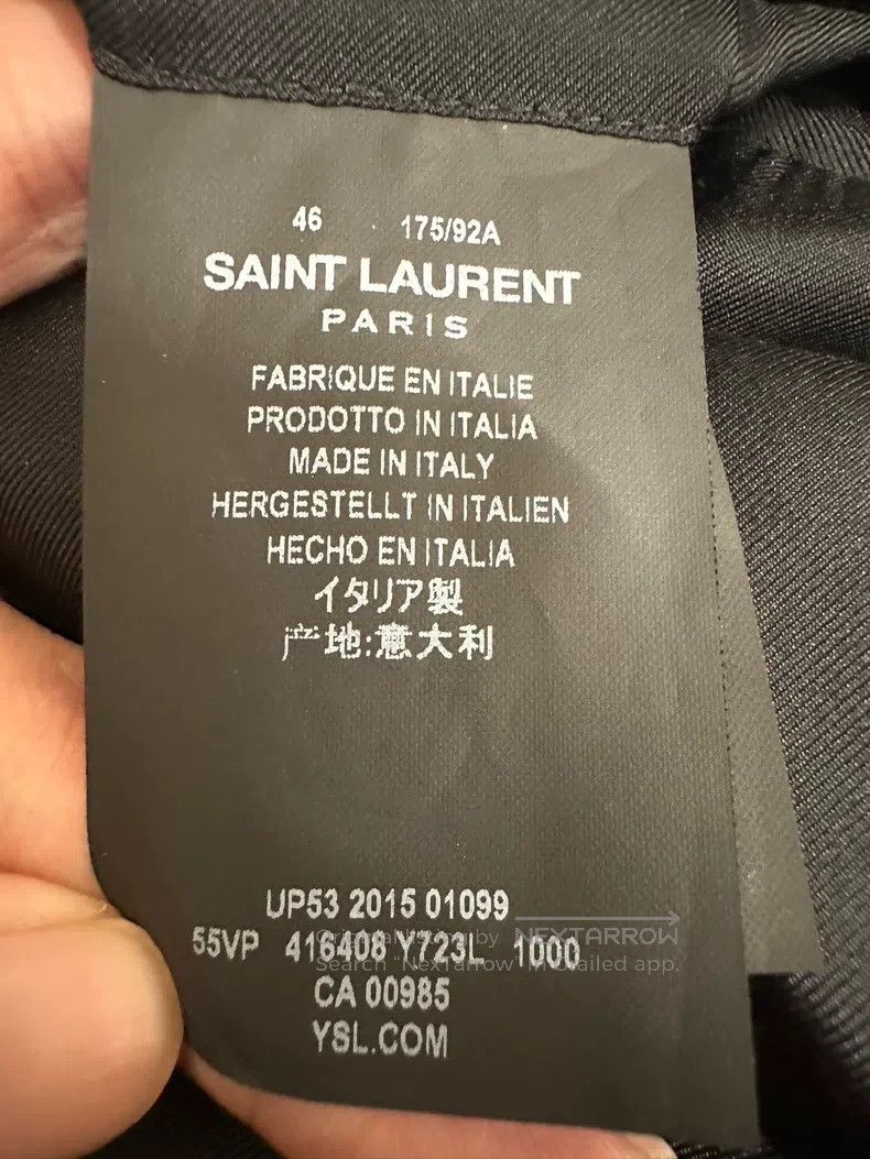 Saint Laurent Paris Saint Laurent Paris blazer Size US S / EU 44-46 / 1 - 6 Thumbnail