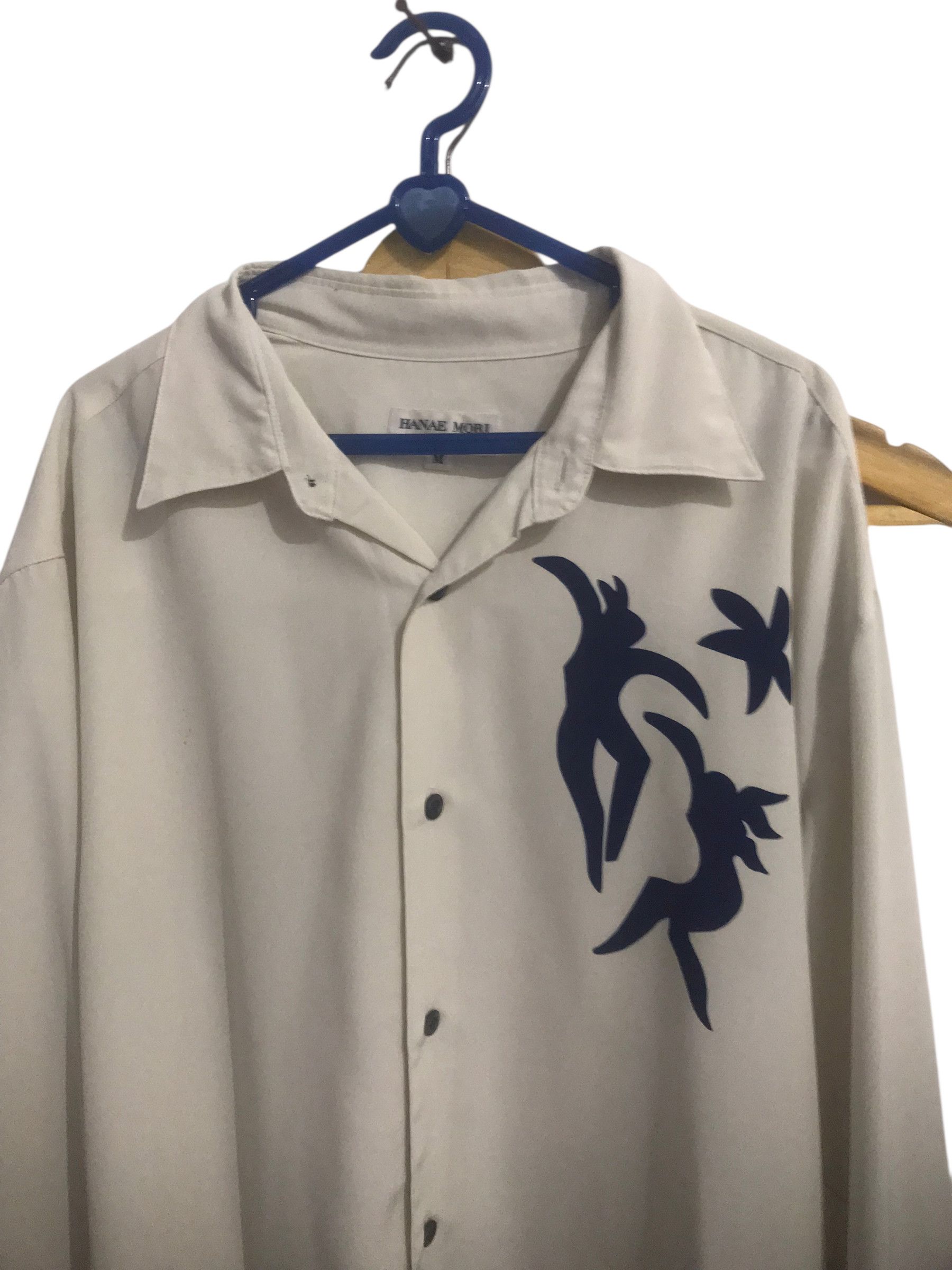 Japanese Brand Vtg hanae mori japanese designer silk shirt Size US M / EU 48-50 / 2 - 2 Thumbnail