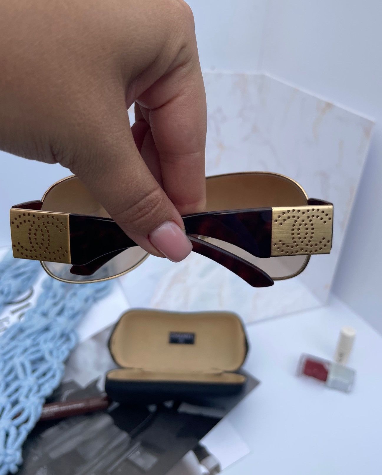 Chanel Chanel vintage sunglasses 4154 Size ONE SIZE - 15 Thumbnail