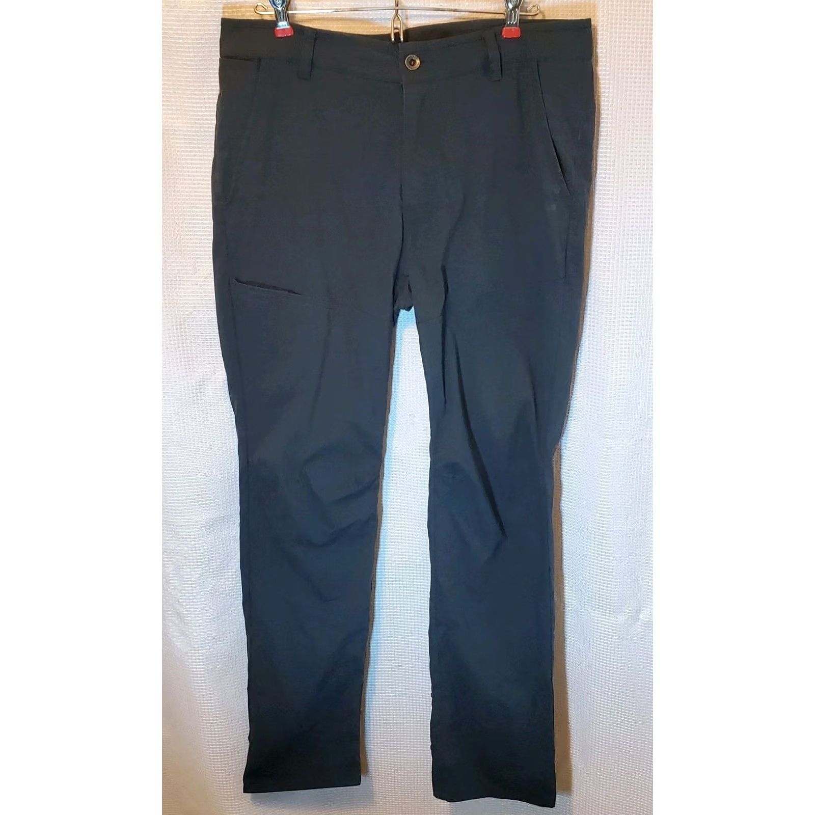 Mountain Hardwear Mountain Hardwear Ridgline Mens Pants Green 32x32 Hiking Casual Workwear Size US 32 / EU 48 - 2 Thumbnail