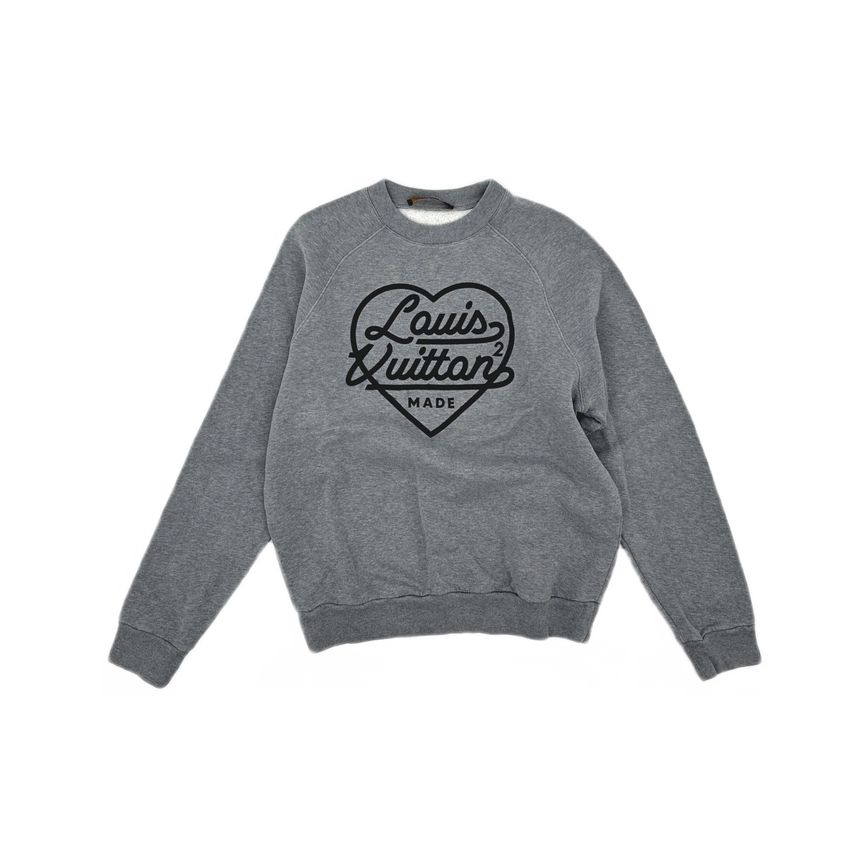Louis Vuitton Louis Vuitton x Nigo Heart Logo Sweatshirt Size S Size US S / EU 44-46 / 1 - 1 Thumbnail