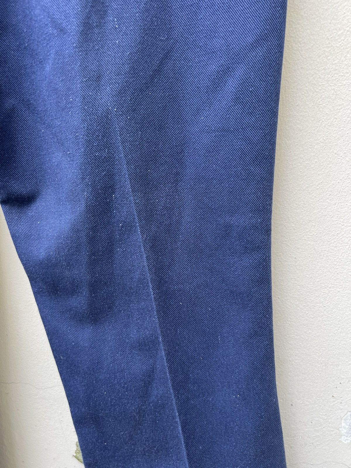 Vintage Vintage 60s Wrangler Navy Blue Flare Pant Size US 31 - 21 Thumbnail