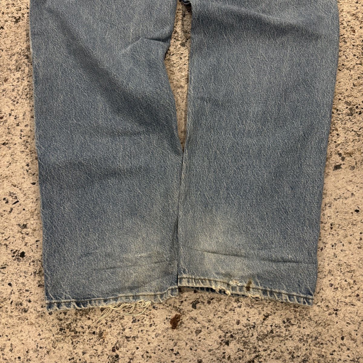 Carhartt Vintage Carhartt Denim Double Knee Thrashed Faded ERD Grunge Size US 41 - 10 Thumbnail