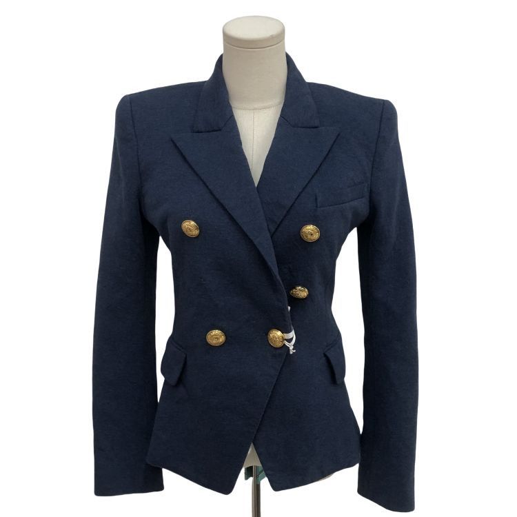 Balmain Balmain Gold Button Double Breasted Blazer Size 36 Size XS / US 0-2 / IT 36-38 - 1 Thumbnail