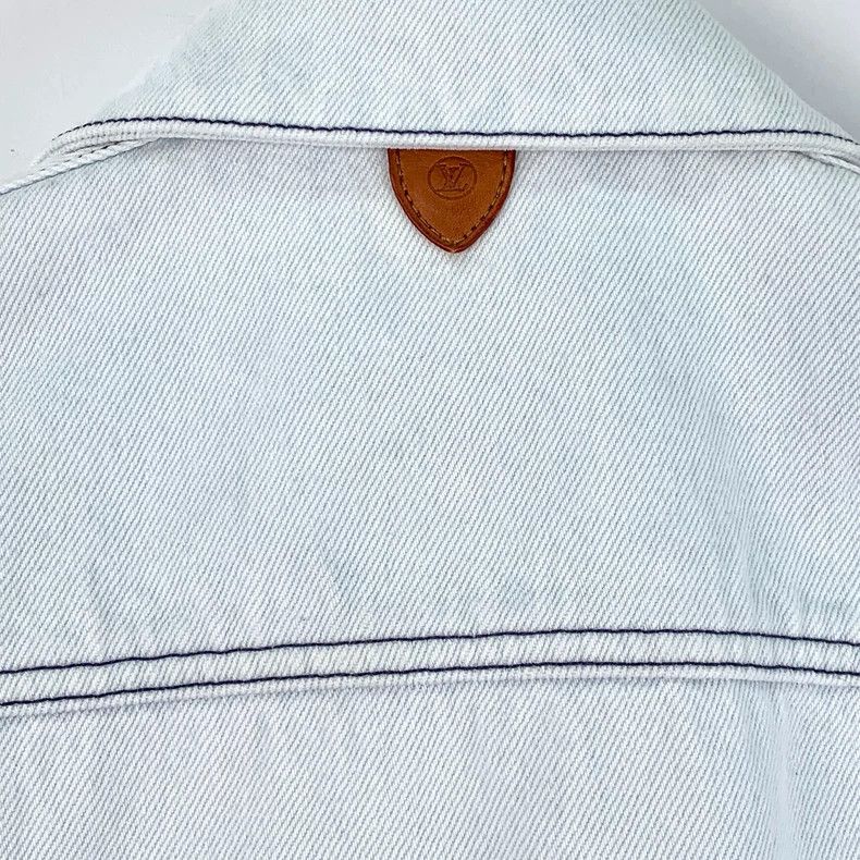 Louis Vuitton Louis Vuitton Light blue cotton lapel single-breasted long Size XS / US 0-2 / IT 36-38 - 5 Thumbnail