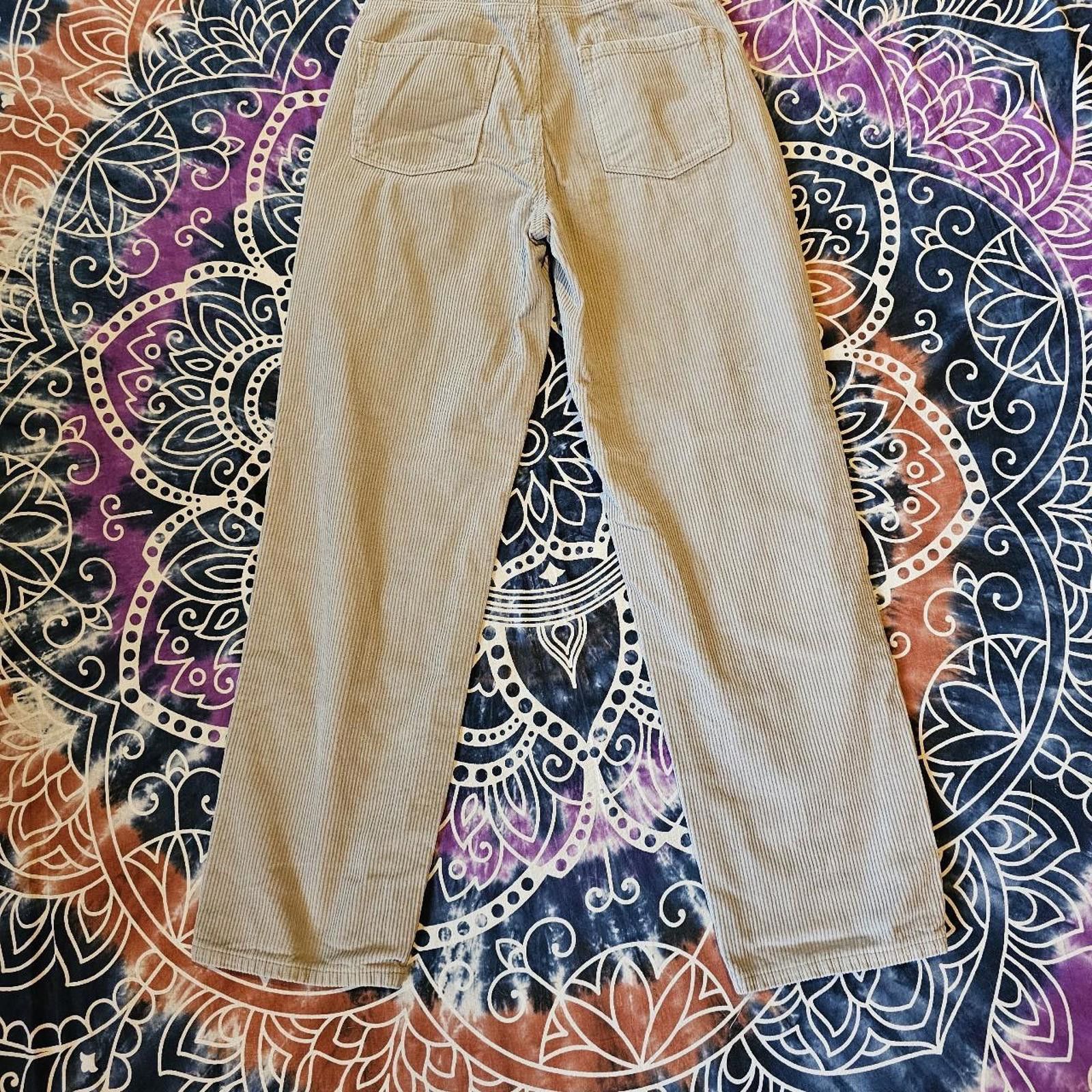 Empyre Empyre Women's Grey Corduroy Pants Size 28" / US 6 / IT 42 - 6 Thumbnail