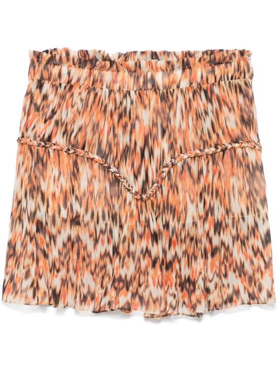 Isabel Marant ISABEL MARANT Women Mid Skirts JU0357FA C2J05I 11OR Orange Size 28" / US 6 / IT 42 - 1 Thumbnail