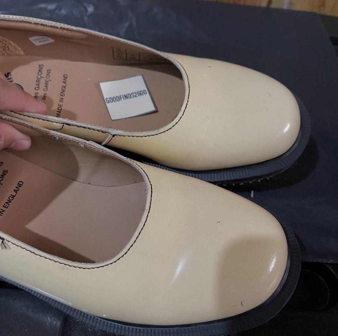 CDG by Comme des Garcons × Dr. Martens Rare Dr Martens x CDG Ballerina Flat Shoes Yellow Size US 6 / IT 36 - 5 Thumbnail