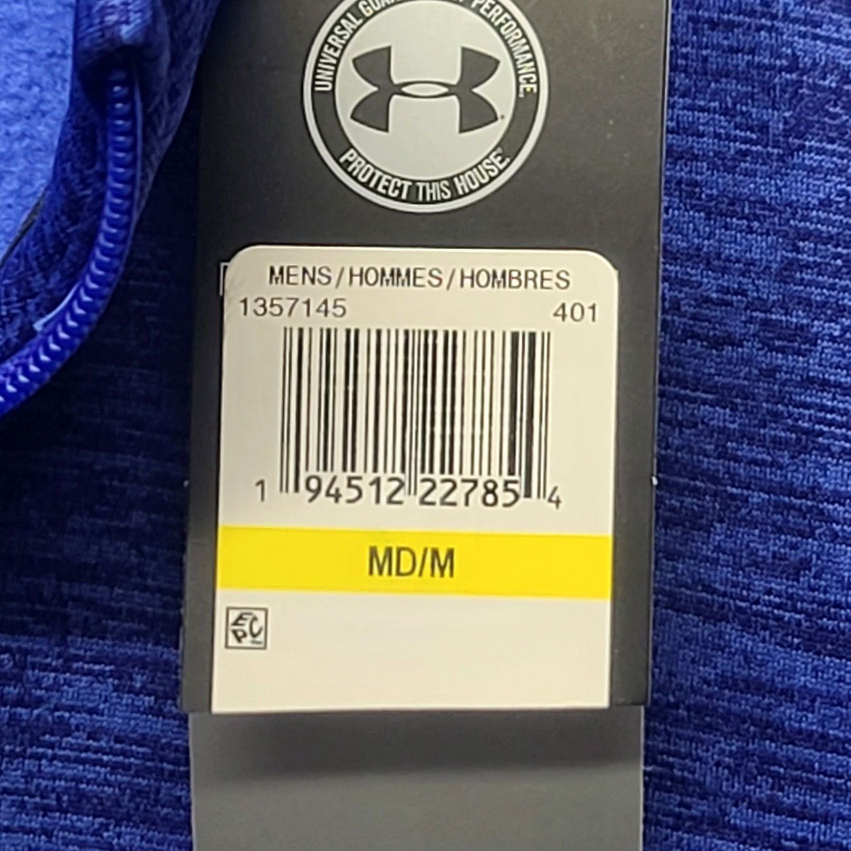 Under Armour Under Armour Fleece Mens M Coldgear 1/4 Zip Loose Fit Tech Pro Athleisure Sweatshirt Shirt Zip Mock Neck Blue Size US M / EU 48-50 / 2 - 3 Thumbnail