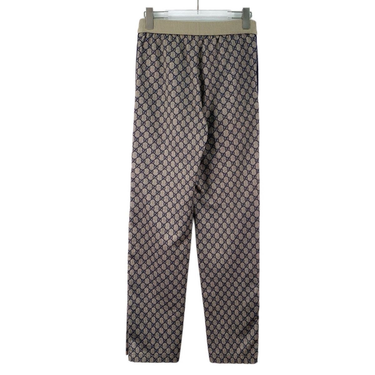 Gucci Gucci Logo Jacquard All-over Print Stripe Casual Pants K26WX Size 26" / US 2 / IT 38 - 2 Thumbnail