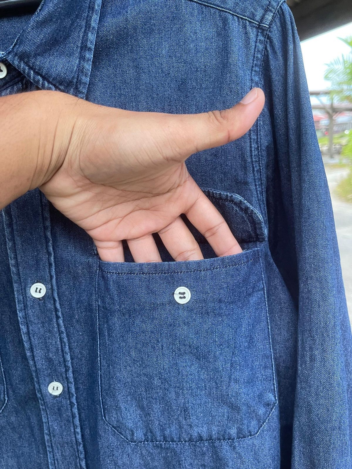 Lee Lee Denim Western Shirt Indigo Size US M / EU 48-50 / 2 - 8 Thumbnail