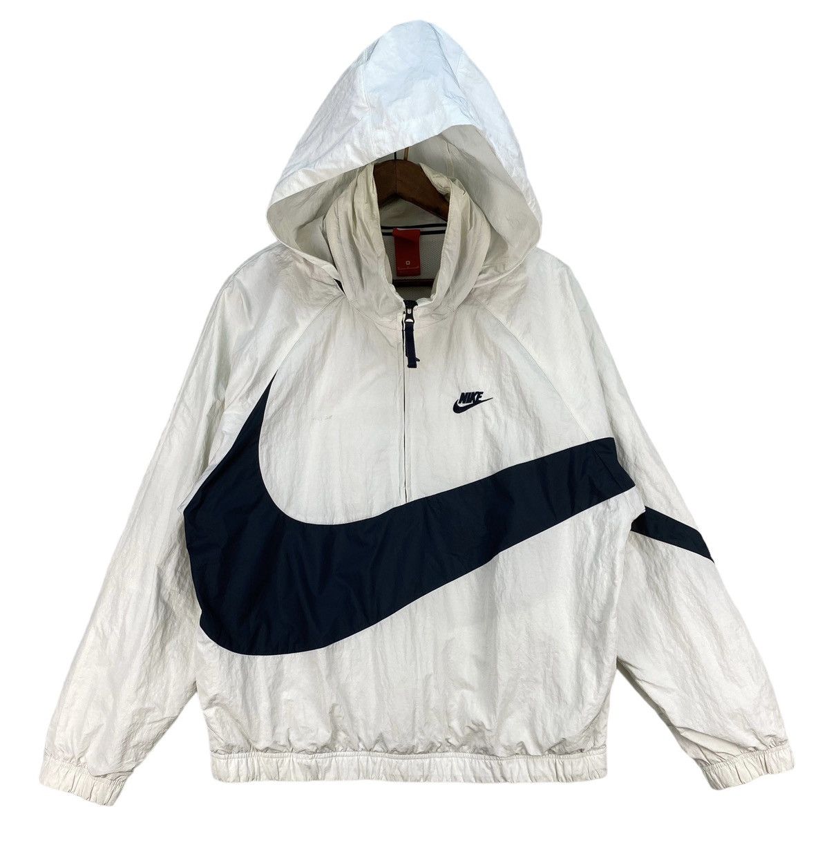Nike Nike Hoodies Big Swoosh Windbreaker Size US M / EU 48-50 / 2 - 3 Thumbnail
