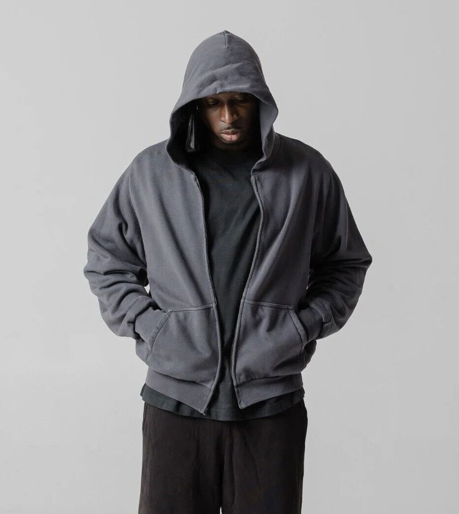 トップス Yeezy GAP zip hoodie S Dark Gray H14 yzy YEEZY GAP ZIP UP HOODIE DARK GREY – ODTO