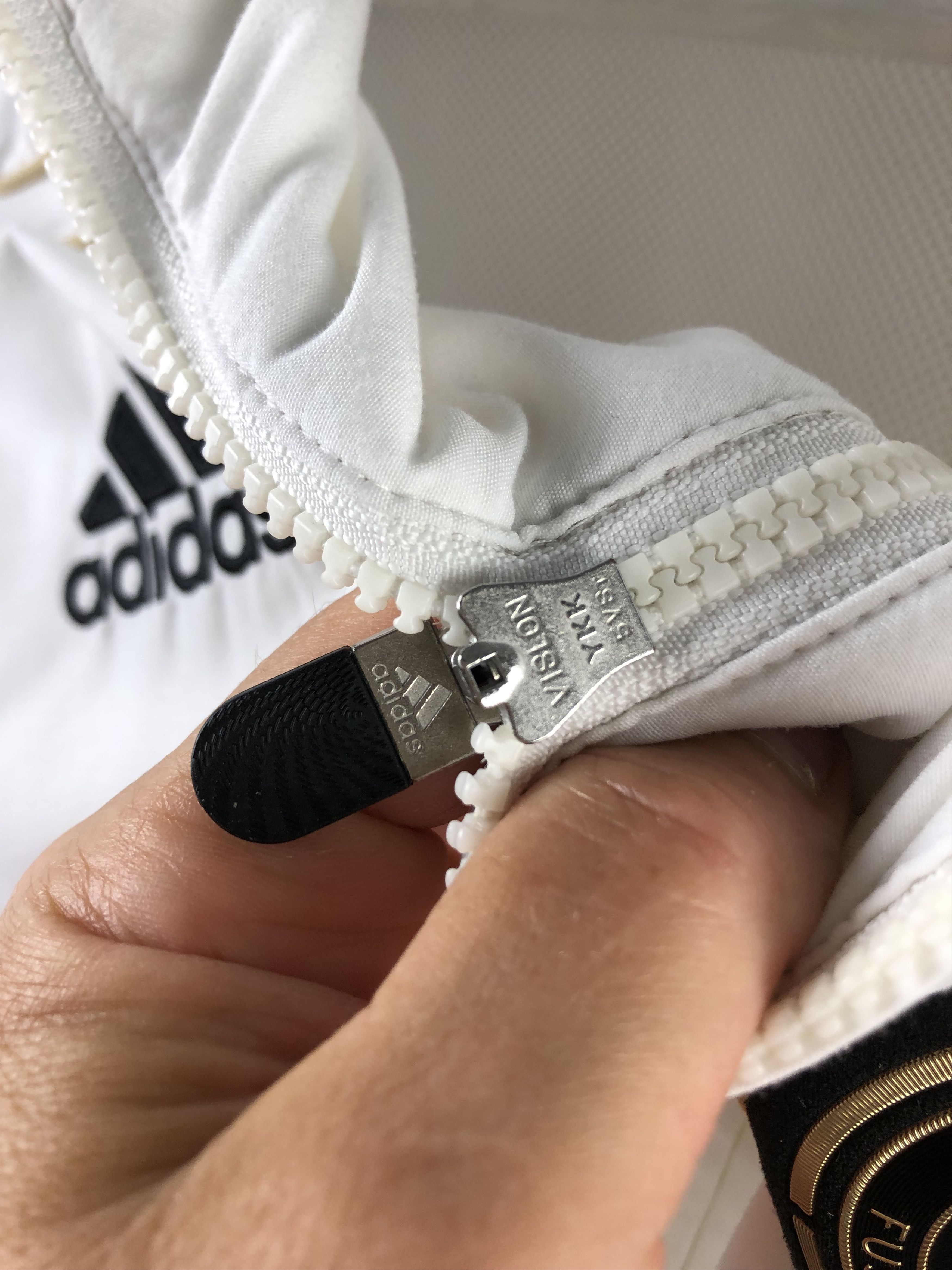 Adidas Vintage Adidas Germany Jacket Soccer Track Top White Mens Size US M / EU 48-50 / 2 - 7 Thumbnail
