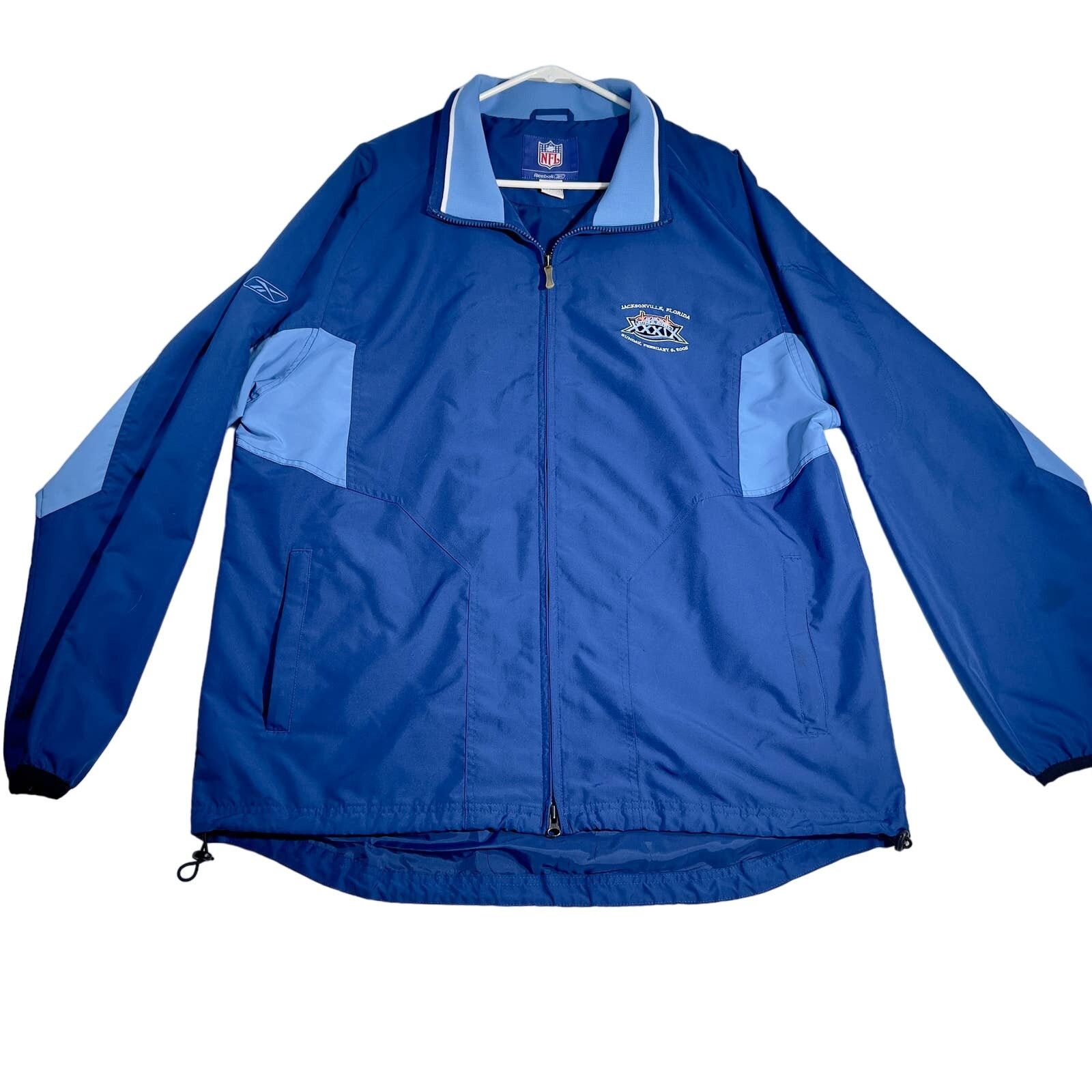 NFL NFL Superbowl XXXIX Reebok Full Zip Windbreaker Large 2005 Size US L / EU 52-54 / 3 - 1 Thumbnail