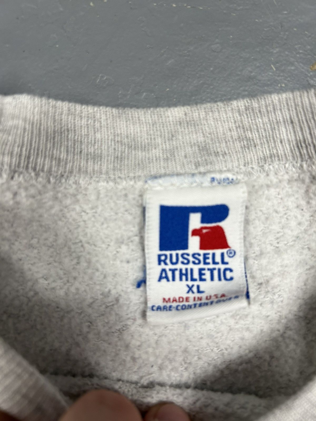 Vintage Crazy Vintage 90s Essenital Kansas University Grey Crewneck Size US M / EU 48-50 / 2 - 3 Thumbnail