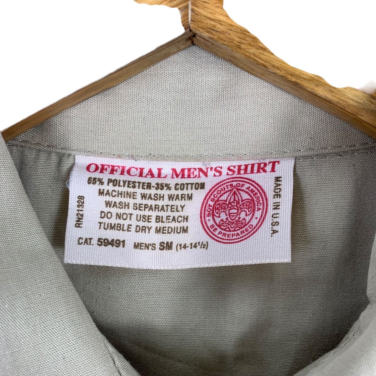 Vintage Vintage BOY OF SCOUTS Made In Usa Worker Uniform Shirts Size US M / EU 48-50 / 2 - 4 Thumbnail