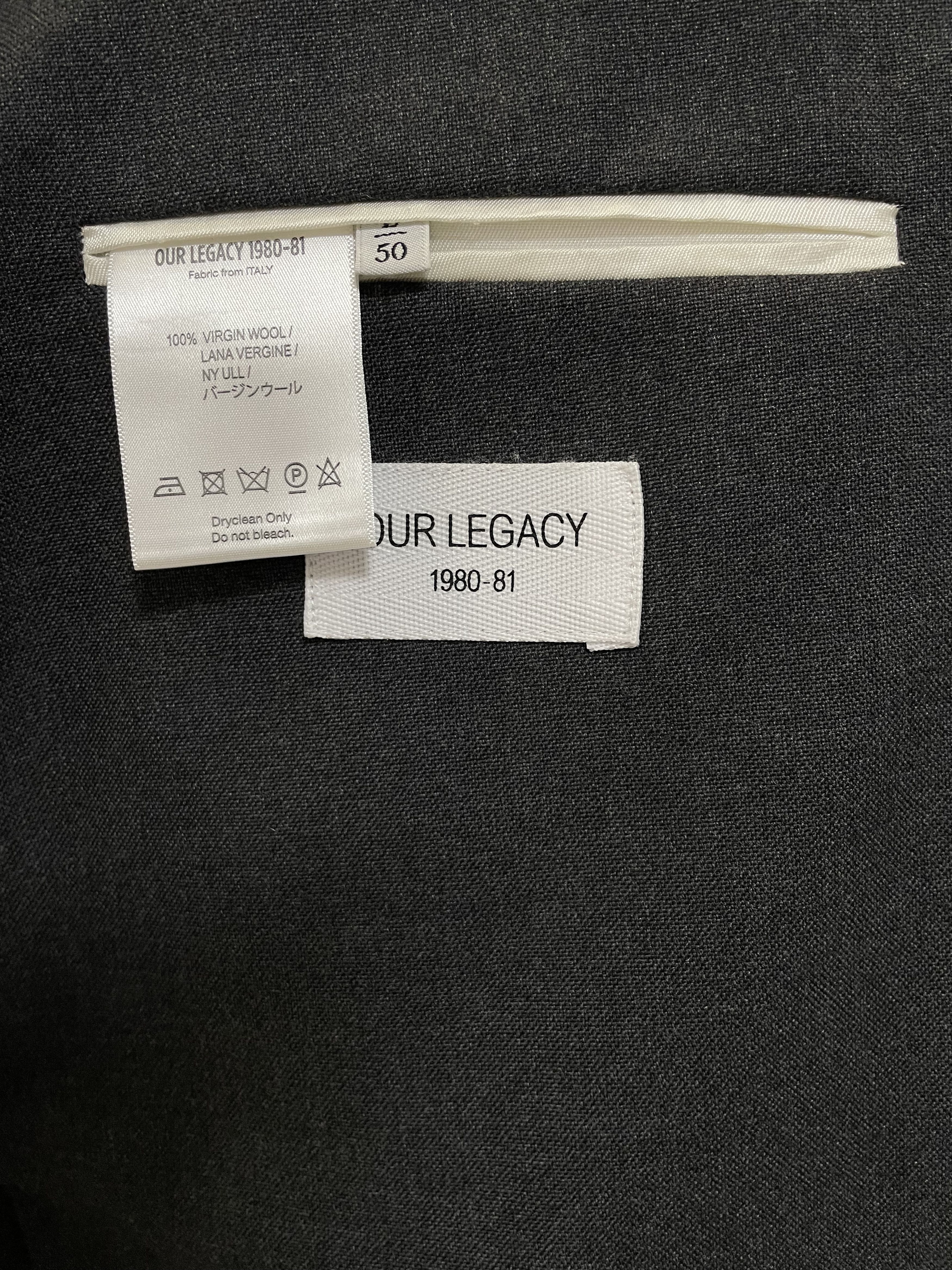 Our Legacy OUR LEGACY 1980-81 2B Blazer Jacket Sport Coat Wool EU50 Size 50R - 10 Thumbnail