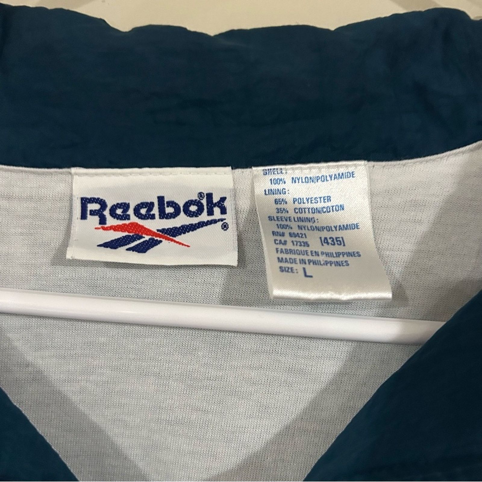 Reebok Vintage Reebok Windbreaker Jacket Size US L / EU 52-54 / 3 - 4 Thumbnail