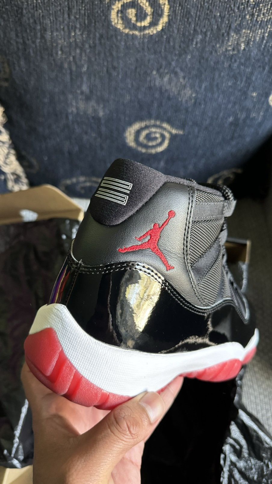 Jordan Brand Jordan 11 Bred 2019 Size US 9 / EU 42 - 3 Thumbnail