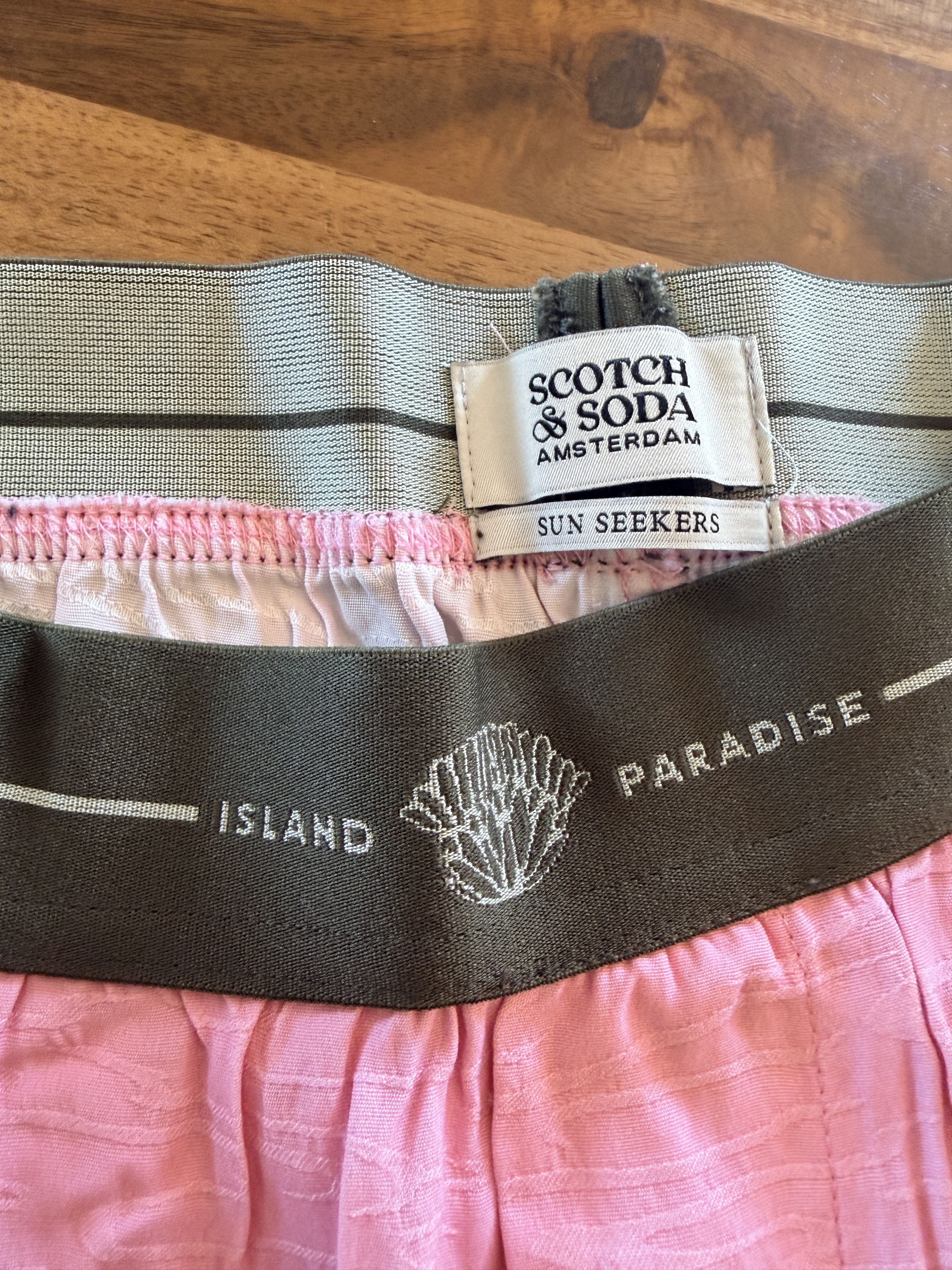 Scotch & Soda Scotch & Soda Sun Seekers Tropical Print Wide-Leg Pants — XL Size US 42 / EU 58 - 2 Thumbnail