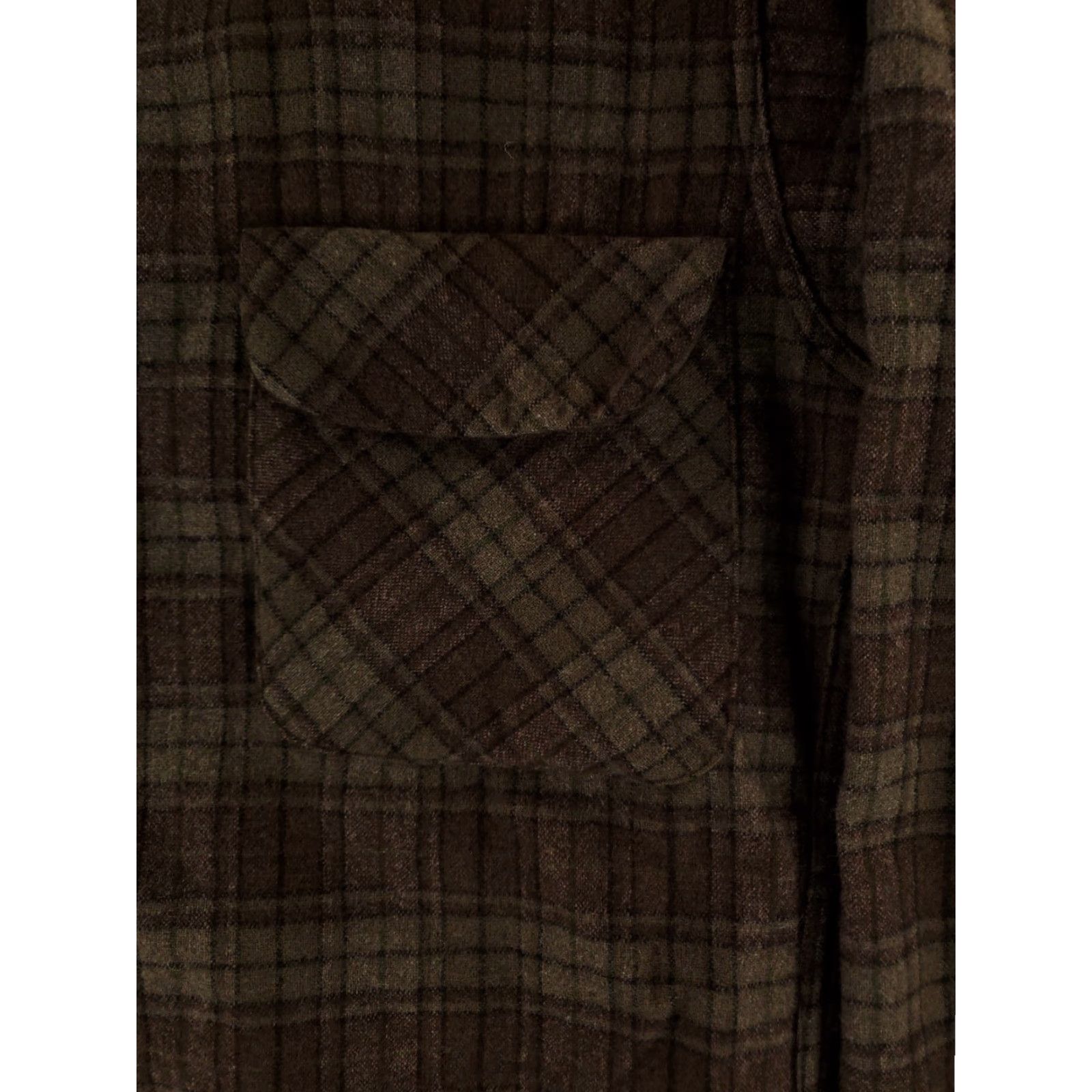 Pendleton VINTAGE Pendleton Board Shirt VTG 60s Loop Collar Brown Plaid Mens S Shirt Regular Long Sleeve Brown Plaid Mens S Size US S / EU 44-46 / 1 - 3 Thumbnail