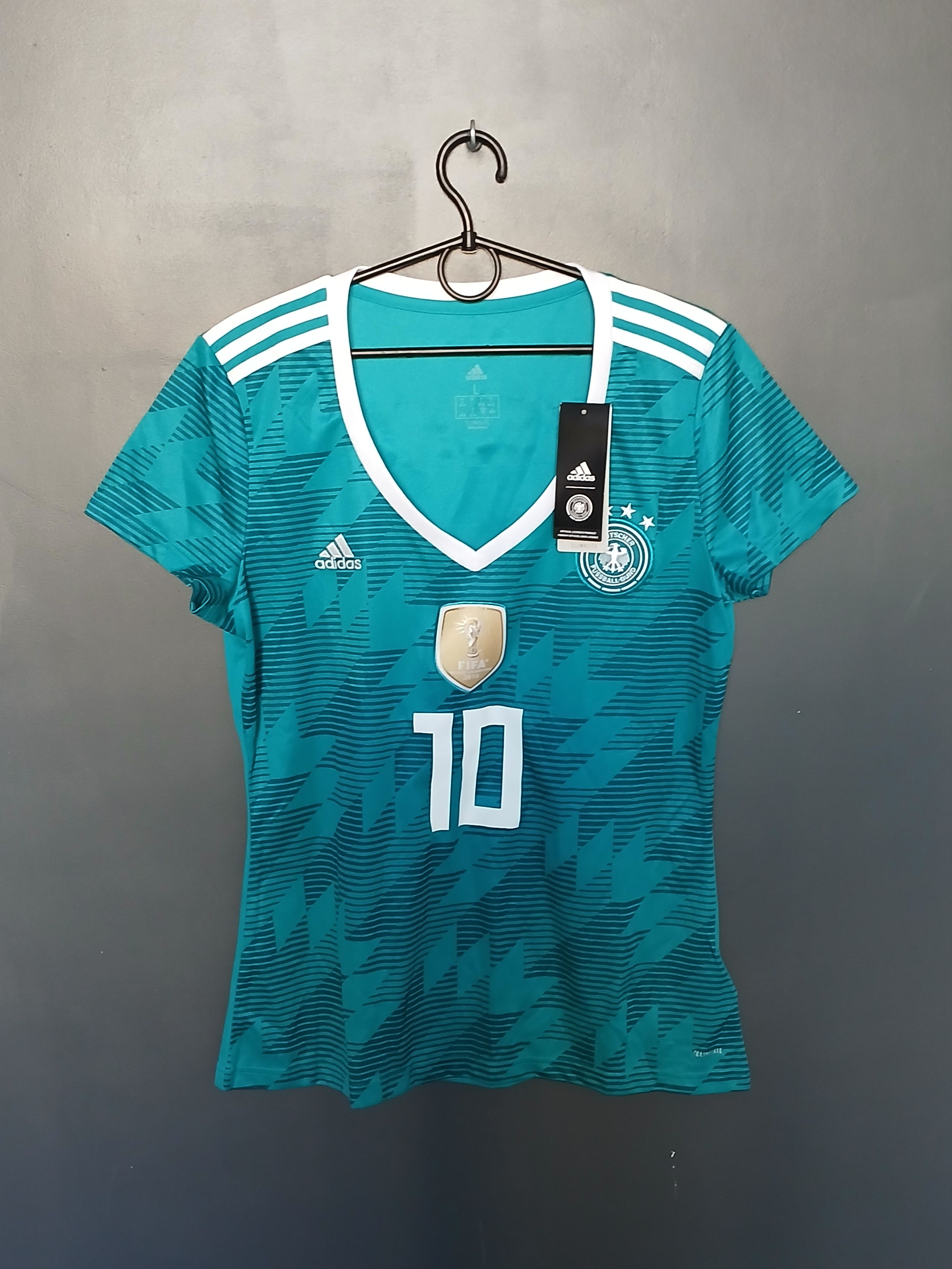 Adidas Germany National Team 18/19 Away Football Jersey T-Shirt Size L / US 10 / IT 46 - 1 Thumbnail