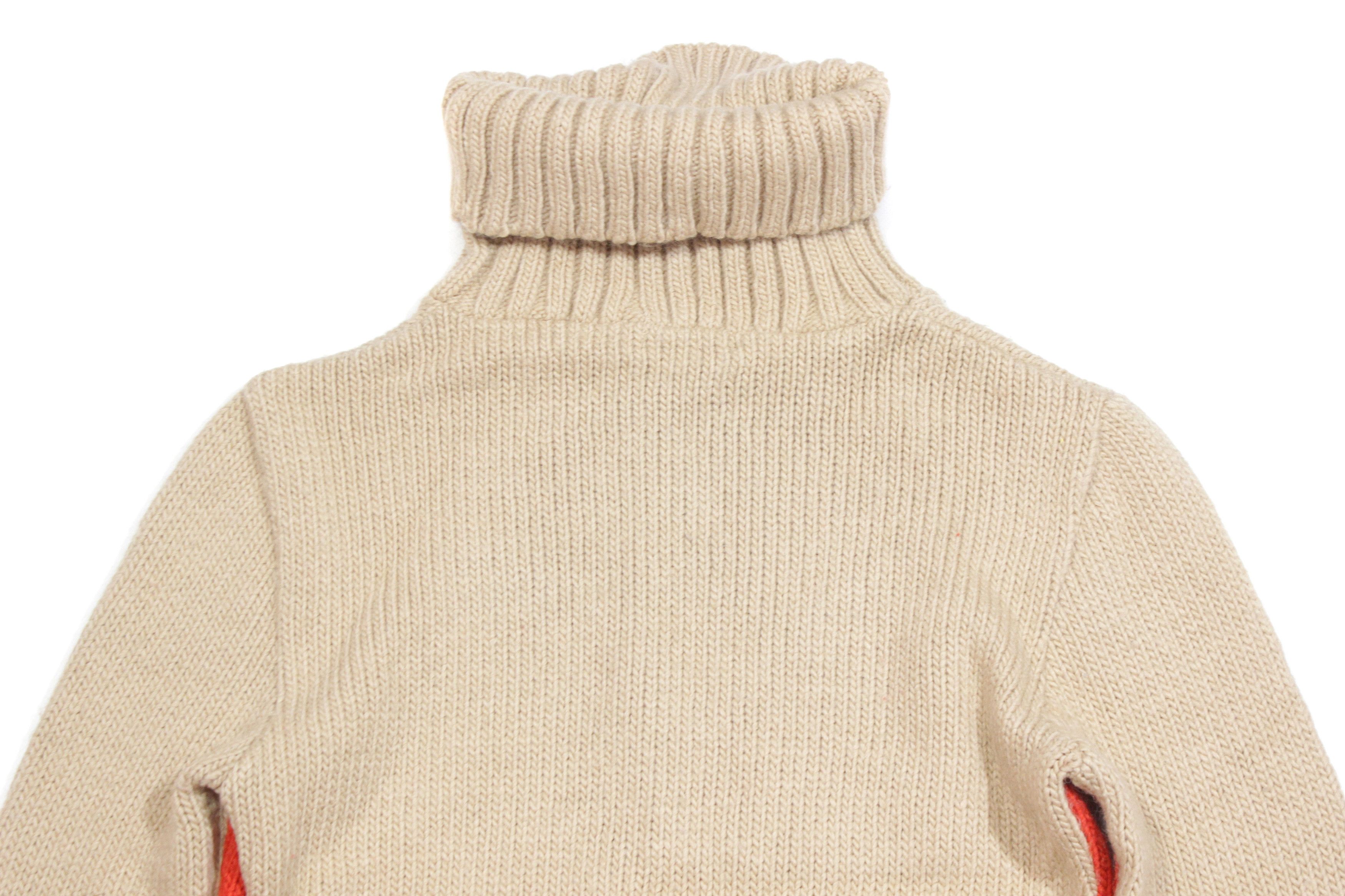 Joseph 90S Big Logo "Heart" Wool Acryl Turtleneck Vintage Size M / US 6-8 / IT 42-44 - 4 Thumbnail