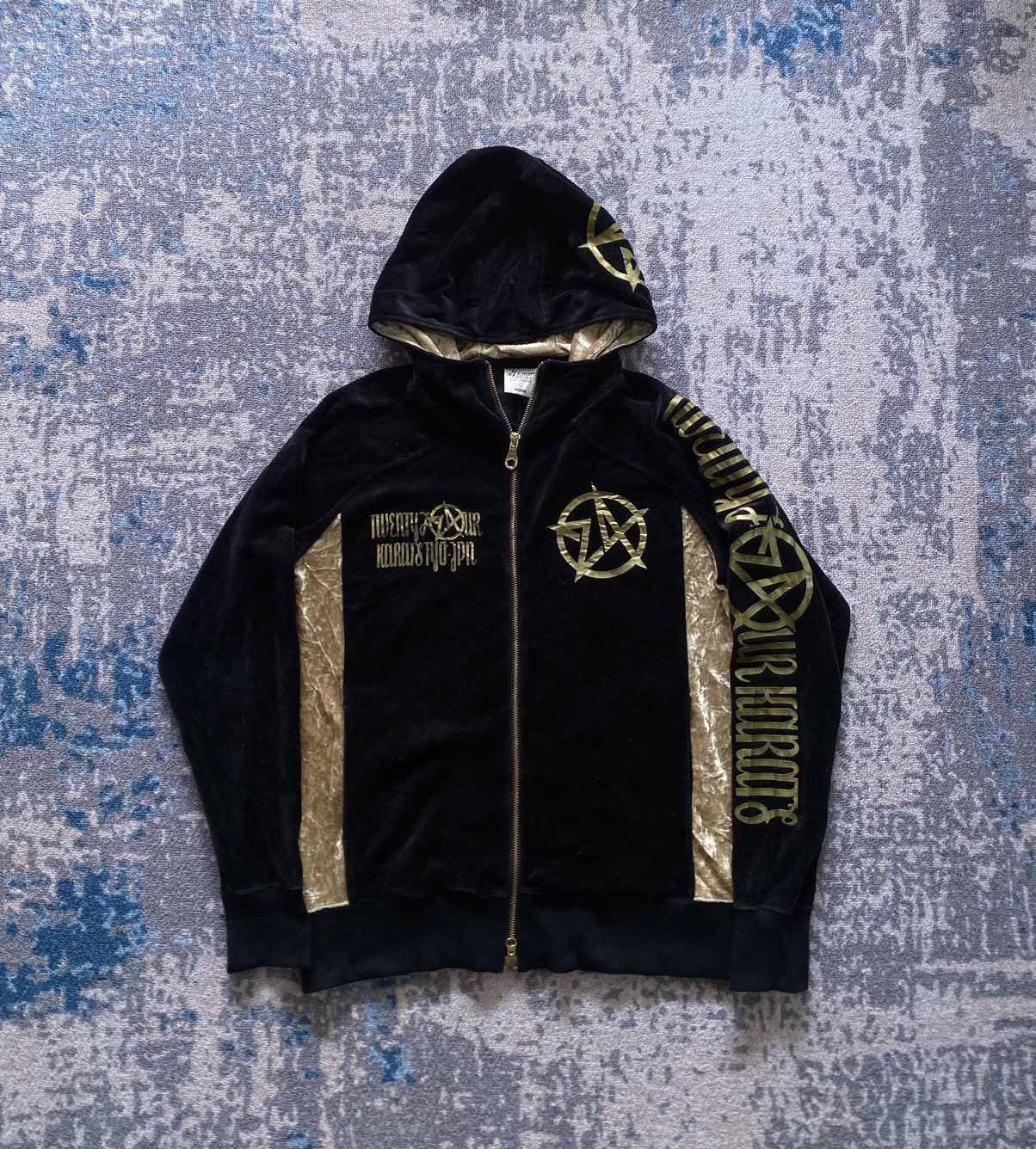 If Six Was Nine × Japanese Brand × Le Grande Bleu (L.G.B.) Japanes 24 karats zip hoodie Size US M / EU 48-50 / 2 - 1 Thumbnail