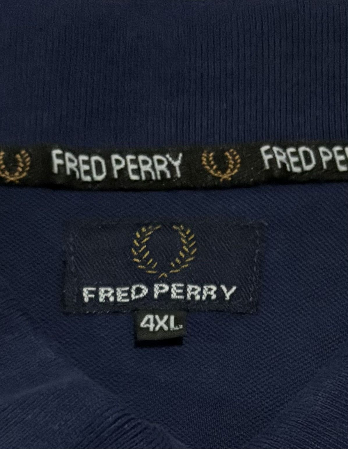 Designer FRED PERRY Big Logo Over Size Polo Tee Size US XXL / EU 58 / 5 - 9 Thumbnail