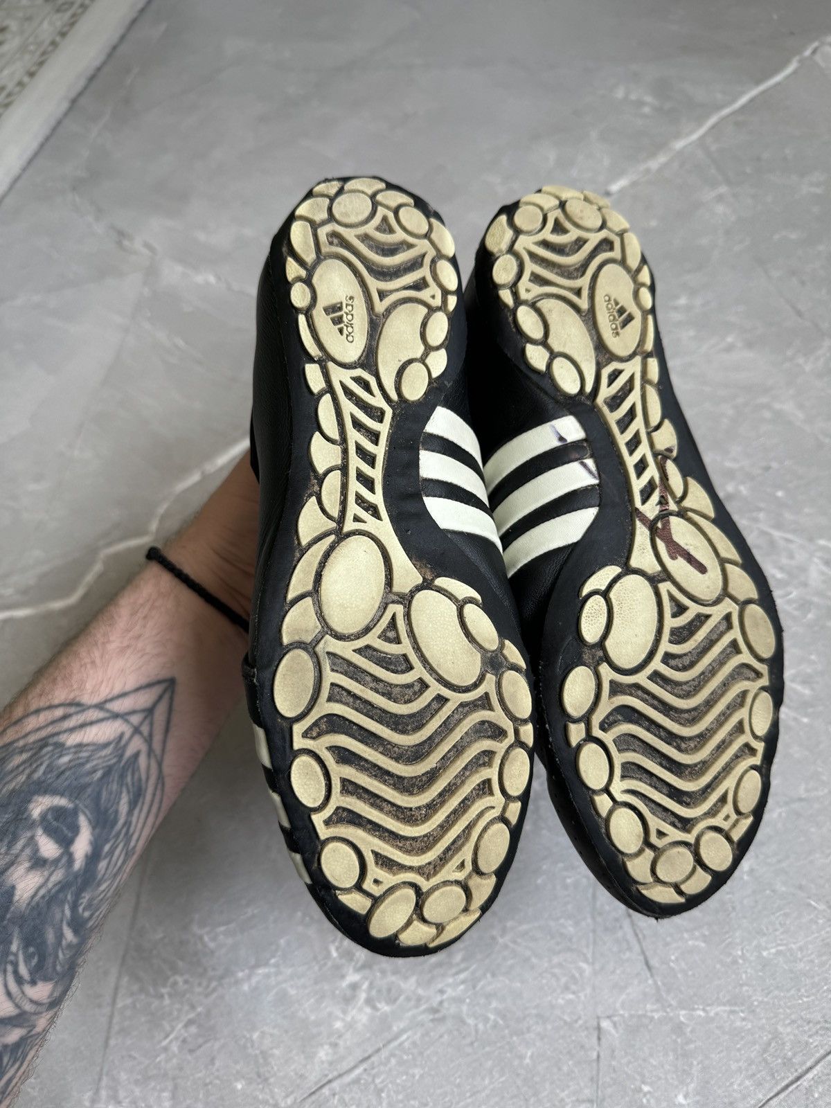 Adidas Vintage 00s Adidas Yoga Vario Leather Slip On Sneakers Y-3 Size US 7.5 / IT 37.5 - 8 Thumbnail